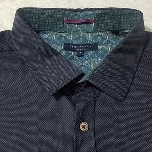 Ted Baker London Button Up Long Sleeve Shirt size7